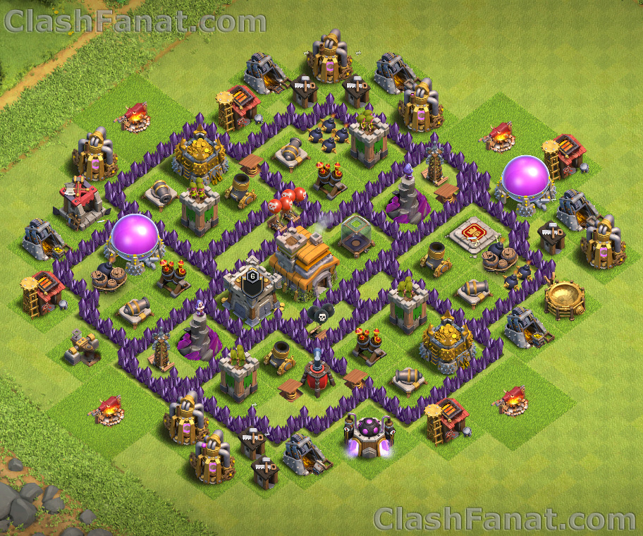 Town hall 7 trophy base.